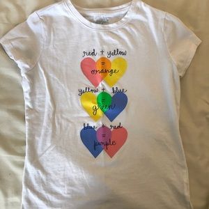 Cat and Jack heart shirt